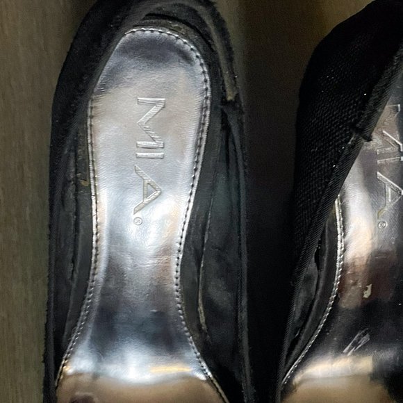 Mia "Jem" sparkly wedge platform shoes - Picture 5 of 7